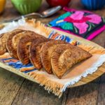 Spicy black bean and plantain empanadas. | ethnicspoon.com