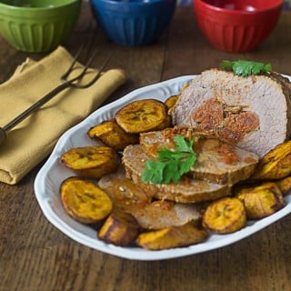 How to make Cuban boliche: A slowly braised roast beef stuffed with chorizo and olives. | ethnicspoon.com