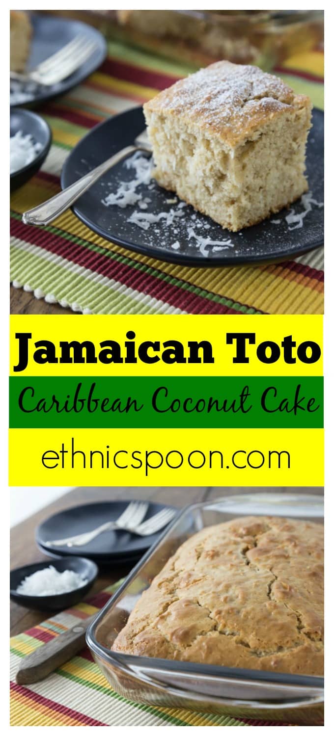 Jamaican Toto Caribbean Coconut Cake Analida's Ethnic Spoon