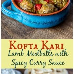Kofta kari: Indian lamb meatballs with a curry sauce. Spicy and delicious! | ethnicspoon.com