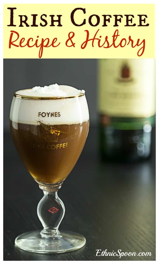 Irish coffee recipe and history from Foynes Ireland began with the flying boats in the early days of trans-Atlantic flight. | ethnicspoon.com