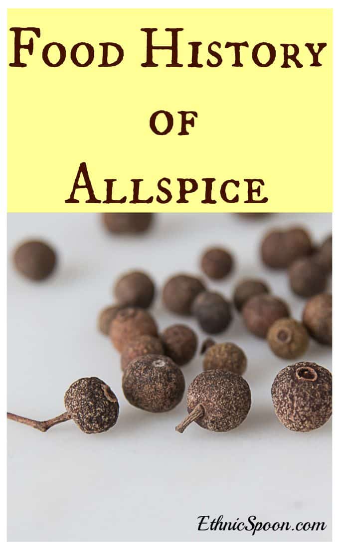 Allspice culinary food history at ethnicspoon.com