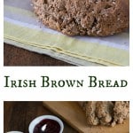 Irish brown bread made with soda, buttermilk and molasses. | ethnicspoon.com
