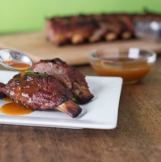 Spicy mango habanero rib sauce and marinade. | ethnicspoon.com