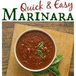 A really quick and easy marinara sauce recipe. | ethnicspoon.com