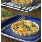 Irish pub style salmon tartlets are creamy and delicous! My family's St. Patrick's Day favorite! | ethnicspoon.com