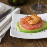 I love Spanish tapas and I hope you love this too! Shrimp with grapefruit & avocado is a great balance of flavors. Sprinkle a little thyme for an herbal note too! | ethnicspoon.com