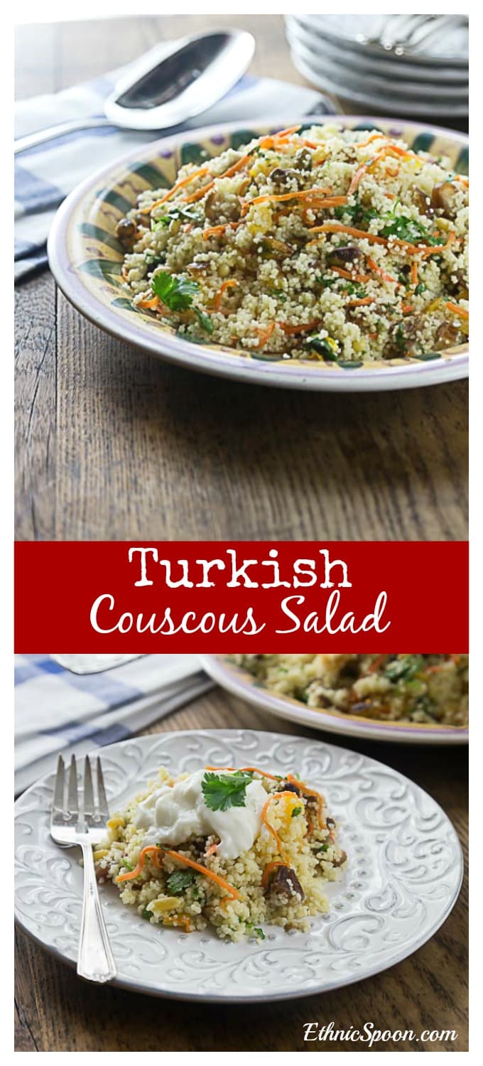 Couscous Salad with Dates, Nuts and Apricots