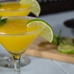 My new favorite summer fruity drink! Enjoy the summer heat with a frozen mango rum cocktail with mint! Sweet, tart and delicious! | ethnicspoon.com