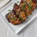 Tender boneless pork chops in a spicy Korean style BBQ sauce! A quick and easy weeknight meal. | ethnicspoon.com