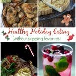 Eating healthy through the holidays means enjoying all your favorite foods but watching portions and not eating until feel completely full, just satisfied. Try adding some heathy recipeS to the mix too! | ethnicspoon.com