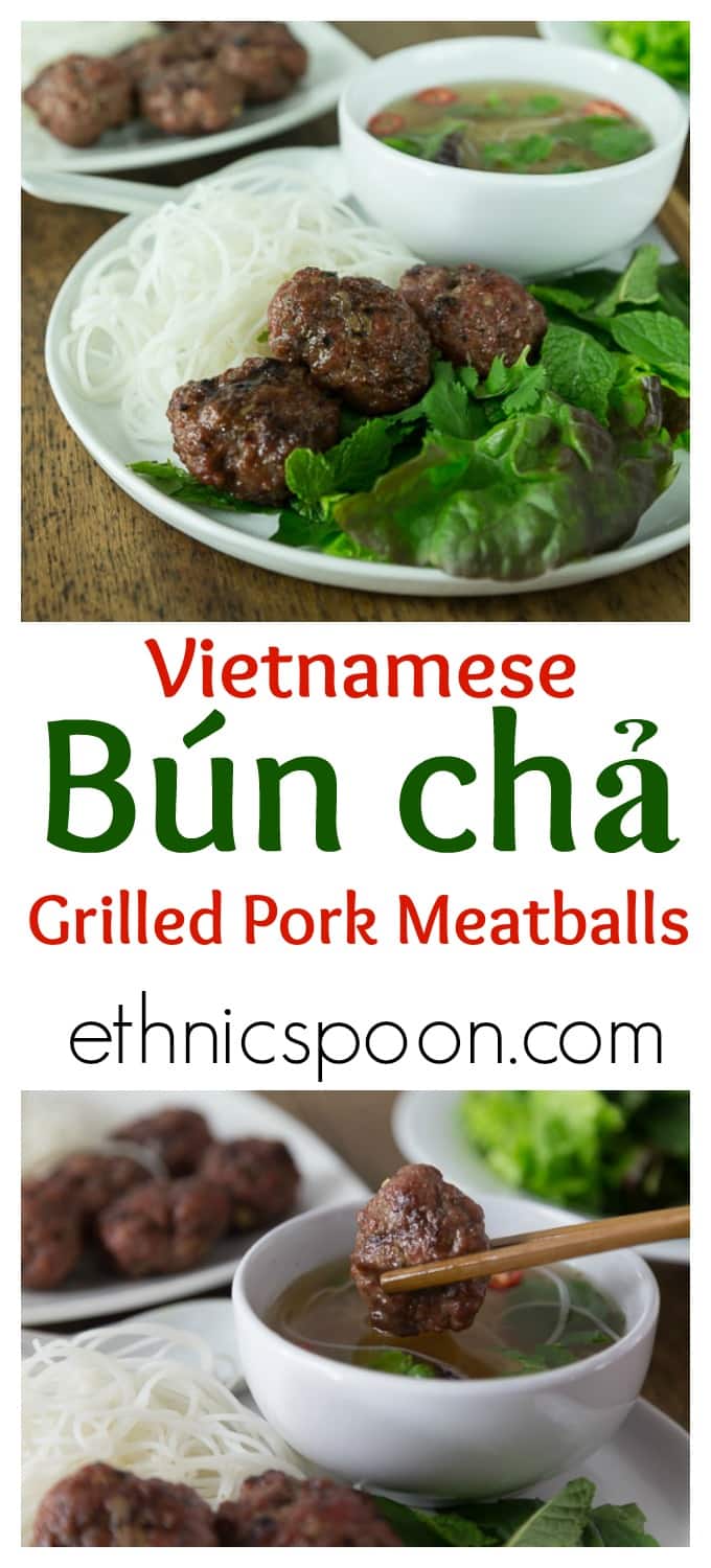 Bun Cha: Vietnamese Pork Meatballs - Analida's Ethnic Spoon