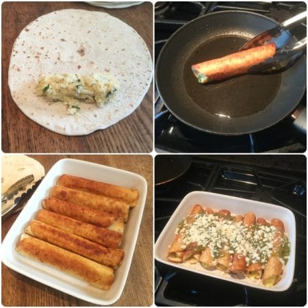 Baked Mexican Three Cheese Flautas - Analida's Ethnic Spoon