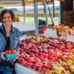 Here I am at my local farm stand to pick up some apple and tomatoes. I love the fall season! | ethnicspoon.com