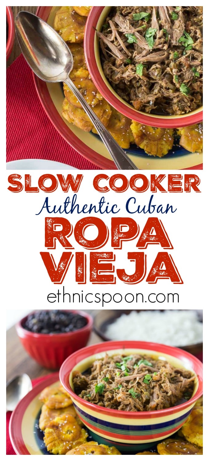 Slow Cooker Ropa Vieja Recipe - Analida's Ethnic Spoon