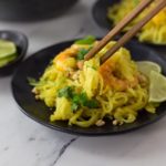 Here is a new dish for shrimp to try. Indonesian curry brings a a spicy flavor to the table with a rich sauce. The sweet flavor of coconut with spicy curry and tamarind has a nice contrast of flavors. | ethnicspoon.com