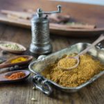 Here is an easy spice blend to make at home. Use a spice grinder or coffee grinder dedicated to grinding spices to make this Moroccan spice blend: Ras El Hanout. If you want to go old school you can use a mortar and pestle. You can sprinkle this on chicken, kebabs, lamb, add it to your tagine dish or slow cooker. Try some in soups and stews too. The flavors are amazing. | ethnicspoon.com