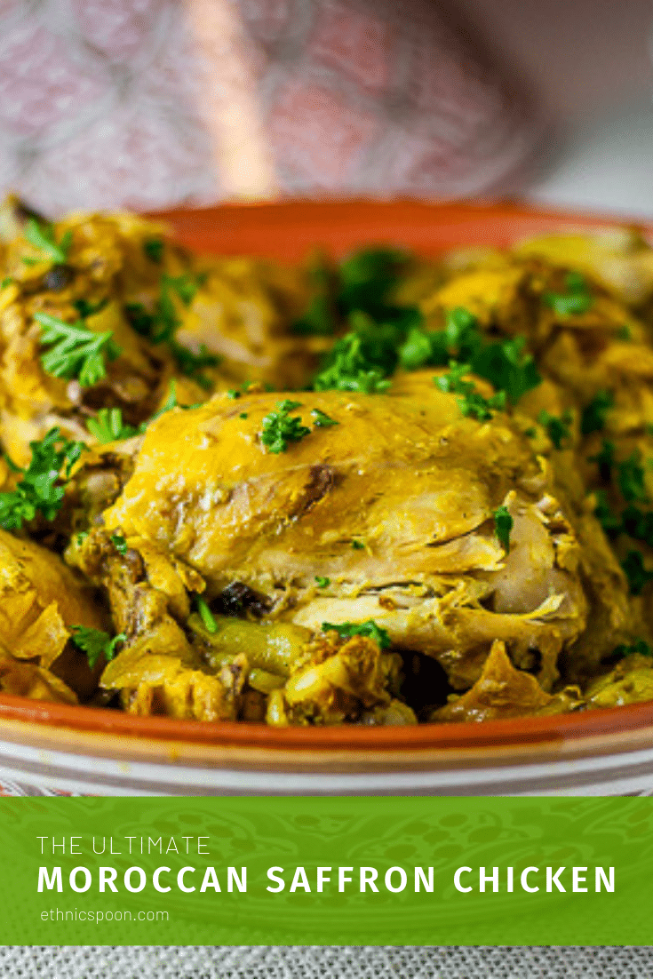 Moroccan Saffron Chicken Tagine Analida's Ethnic Spoon