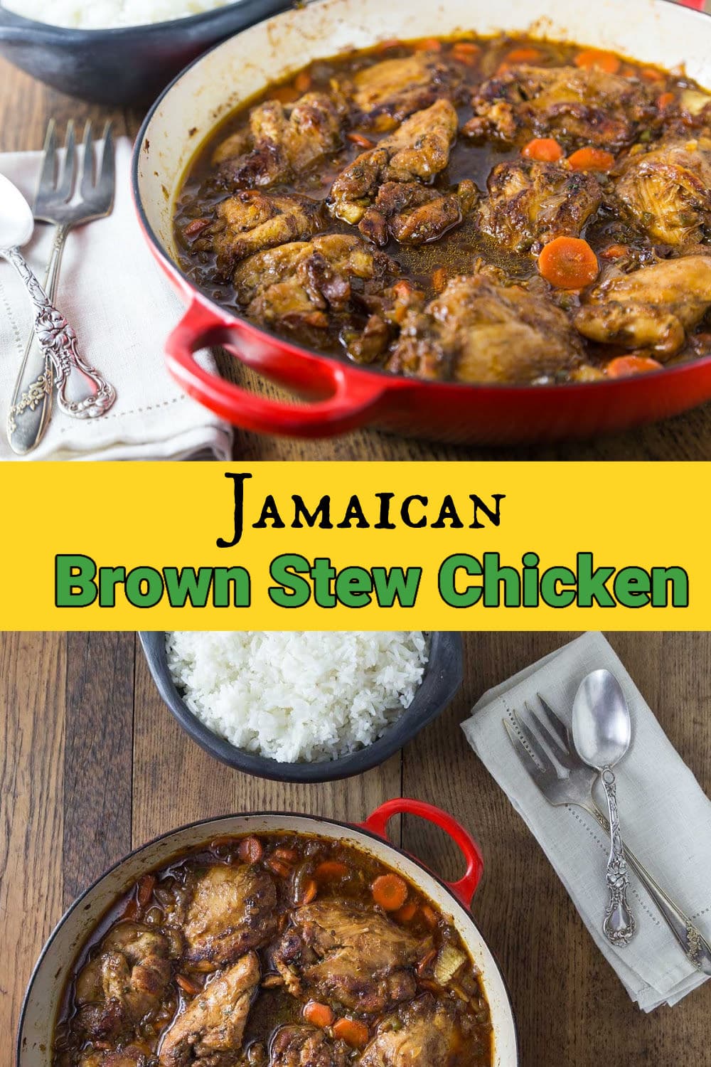 Jamaican Brown Stew Chicken - Analida's Ethnic Spoon