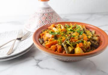 Moroccan Vegetable Tagine with Chickpeas - Analida's Ethnic Spoon