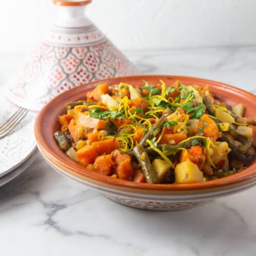 Moroccan Vegetable Tagine with Chickpeas - Analida's Ethnic Spoon